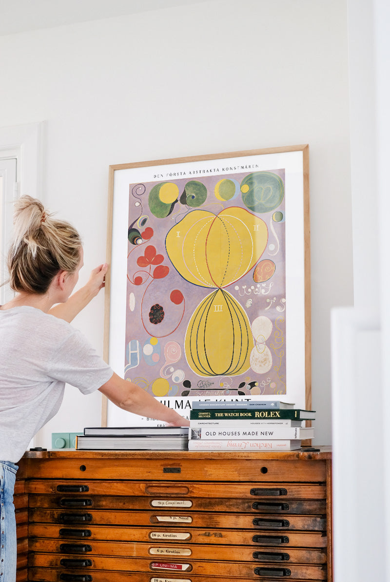 Hilma af Klint - Abstrakta konstutställning (50x70 cm)