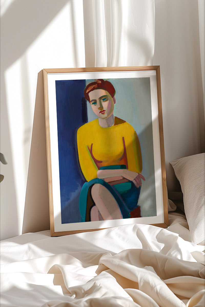 Vilhelm Lundstrøm - Portrait of Hanne Wilhelm Hansen (50x70 cm)