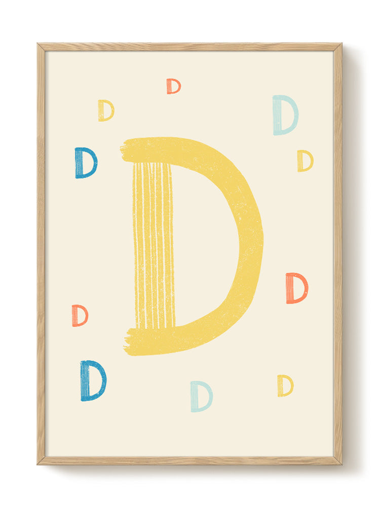 Zoe - Groovy Letters (30x40 cm)