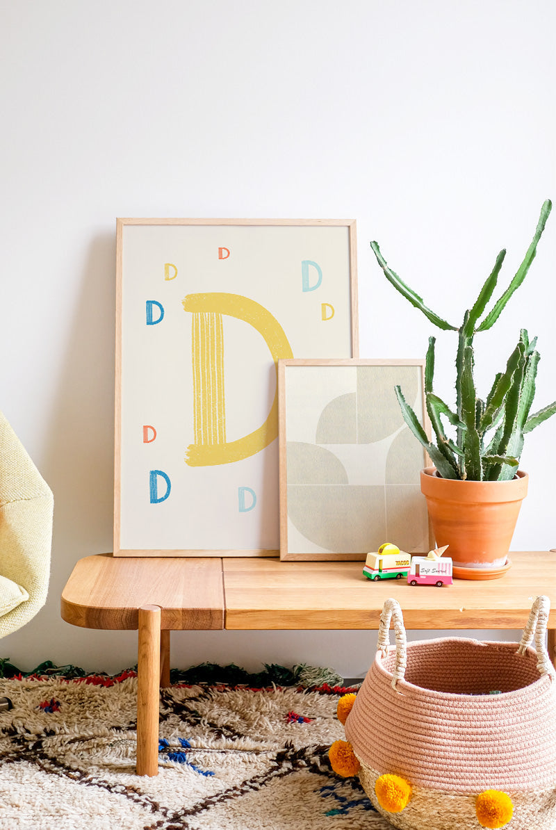 Zoe - Groovy Letters (30x40 cm)