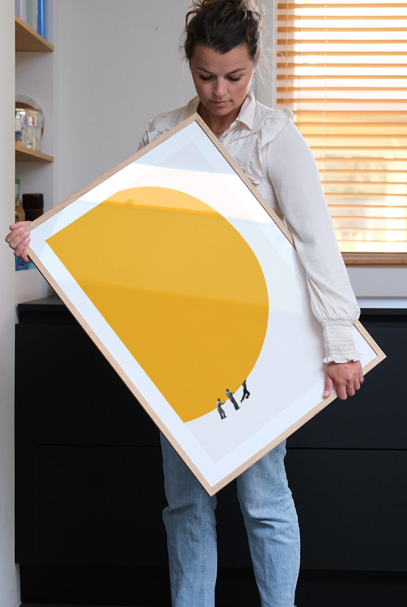 Maarten Lon - We can move the sun together (30x40)