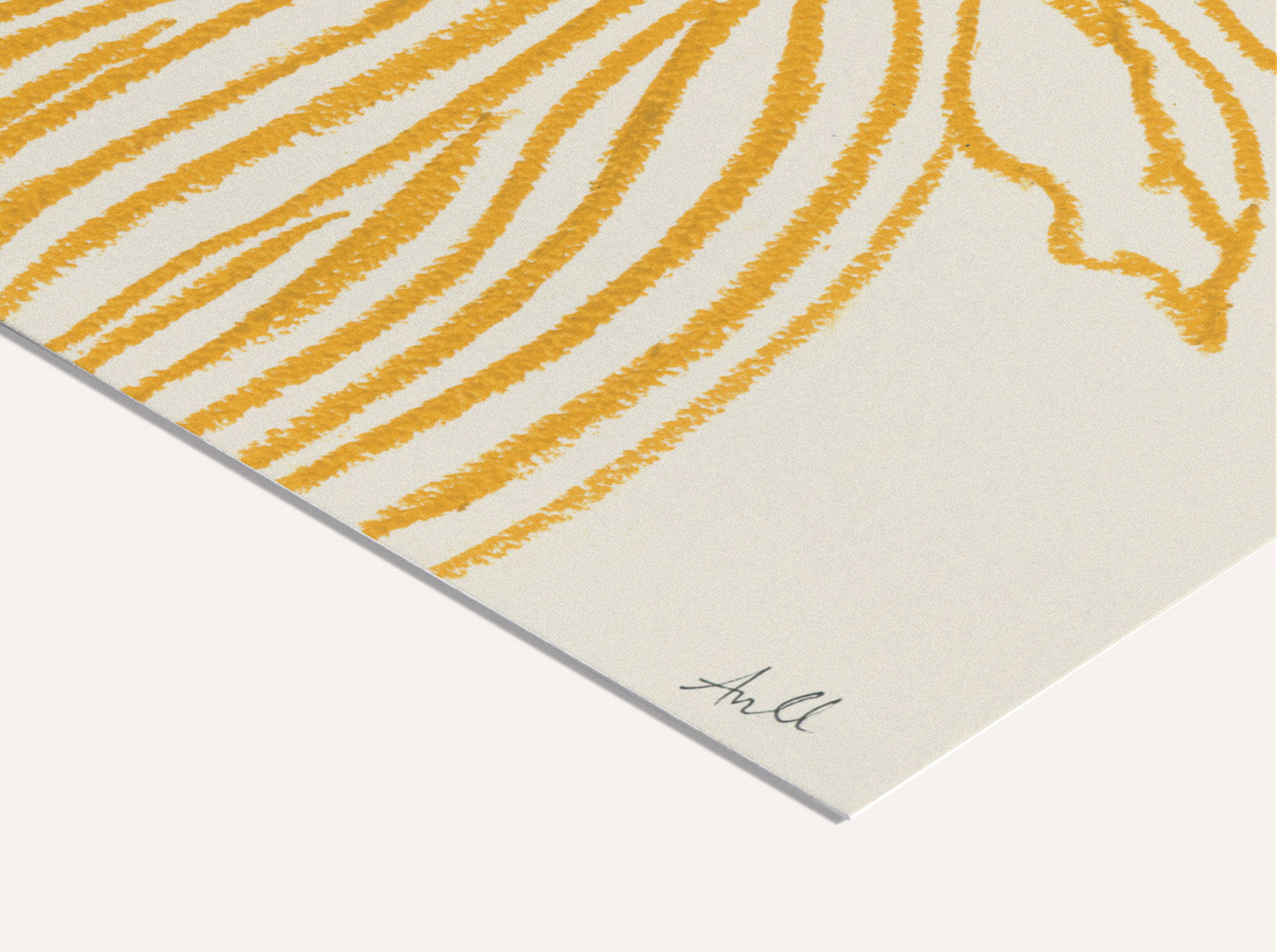 La Poire - Yellow Flowers I (50x70 cm)