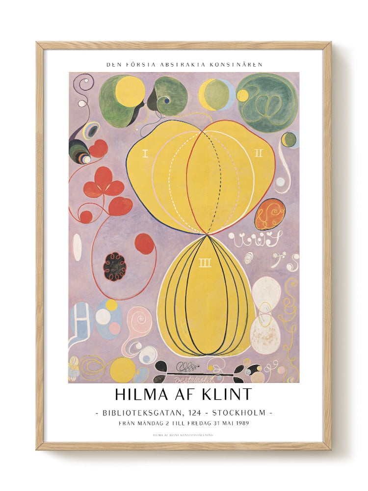 Hilma af Klint - Abstrakta konstutställning (50x70 cm)