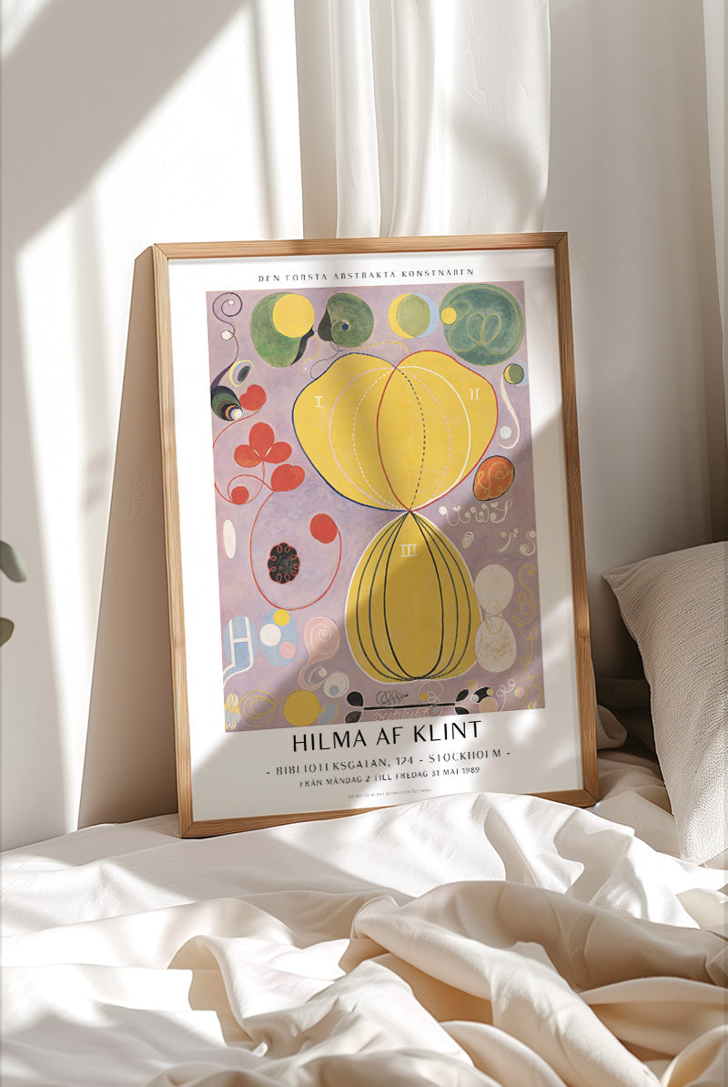 Hilma af Klint - Abstrakta konstutställning (50x70 cm)